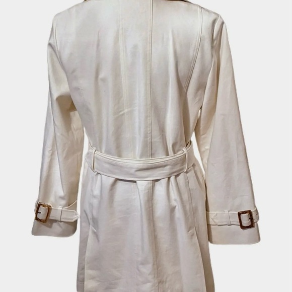 Talbots Double Breasted Trench Coat Size 12 - Picture 4 of 8